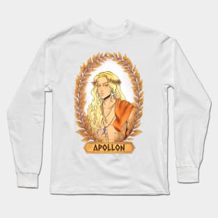 Apollon Olympian God Greek Mythology Long Sleeve T-Shirt